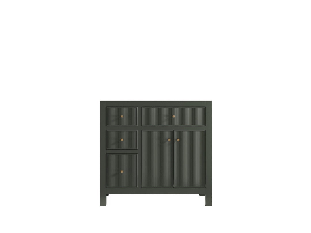 Sonoma 36 in. W x 22 in. D with Center Sink Bathroom Vanity | 
              
                Pewter Green
                
                  
             - SON_PGN_CA_GL_36CR - photo №30