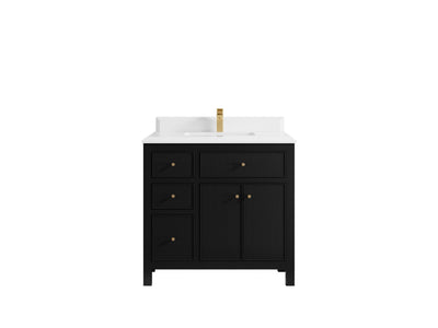 Sonoma 36 in. W x 22 in. D with Center Sink Bathroom Vanity - Willow Bath and Vanity