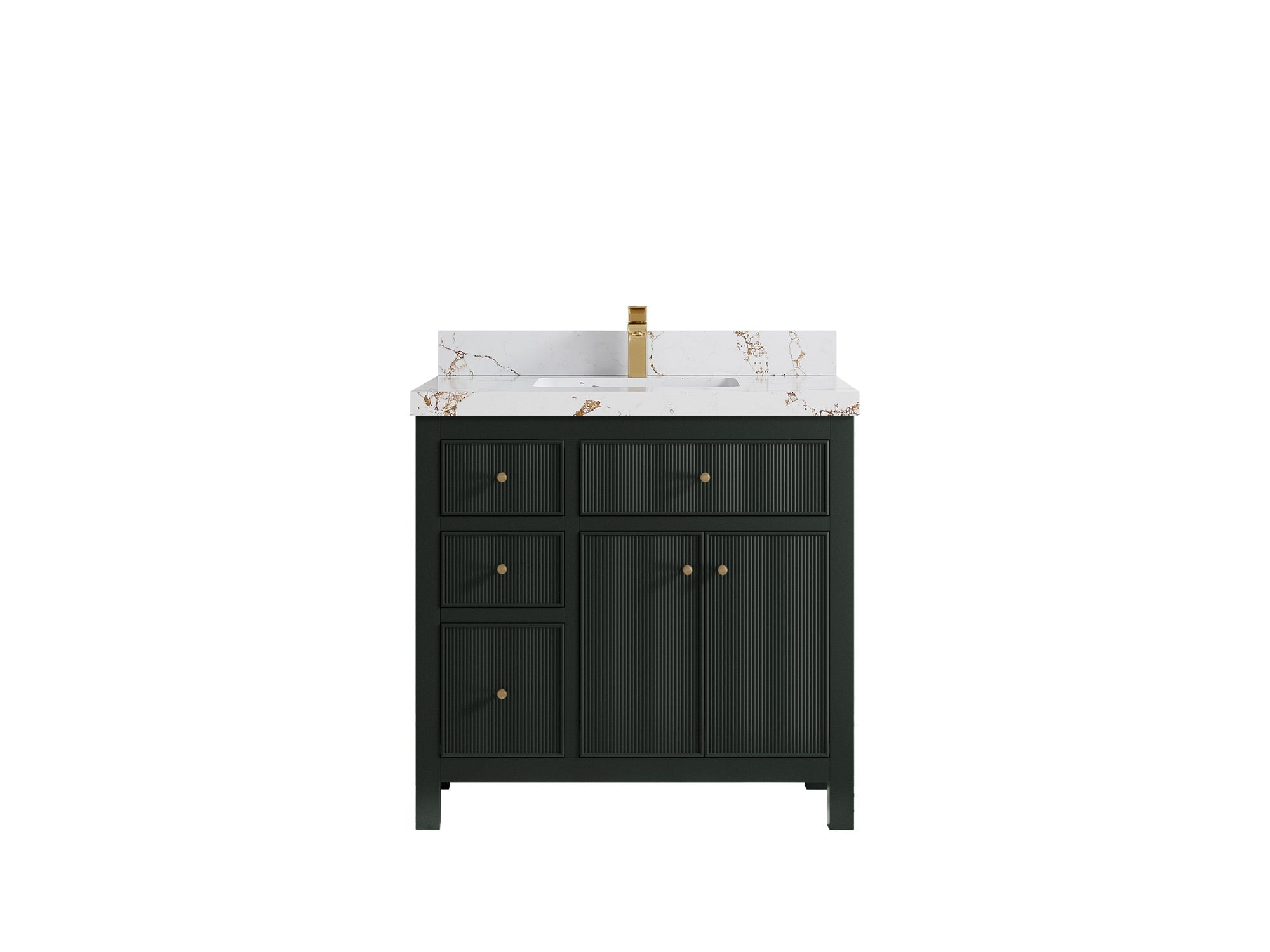 Sonoma 36 in. W x 22 in. D with Center Sink Bathroom Vanity - Willow Bath and Vanity
