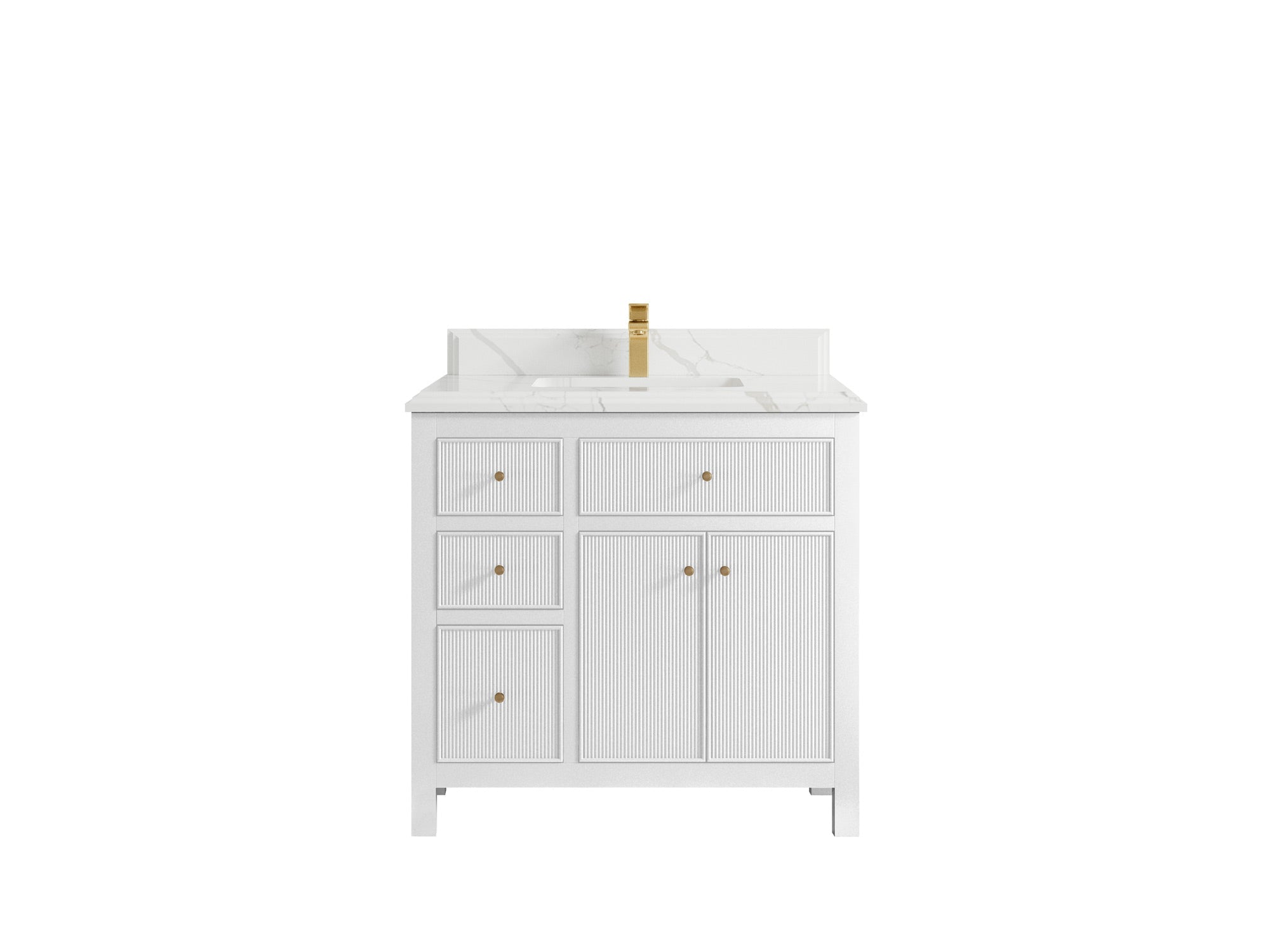 Sonoma 36 in. W x 22 in. D with Center Sink Bathroom Vanity - Willow Bath and Vanity