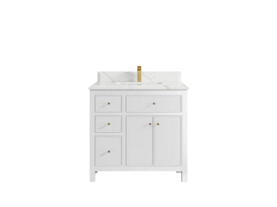Sonoma 36 in. W x 22 in. D with Center Sink Bathroom Vanity - Willow Bath and Vanity