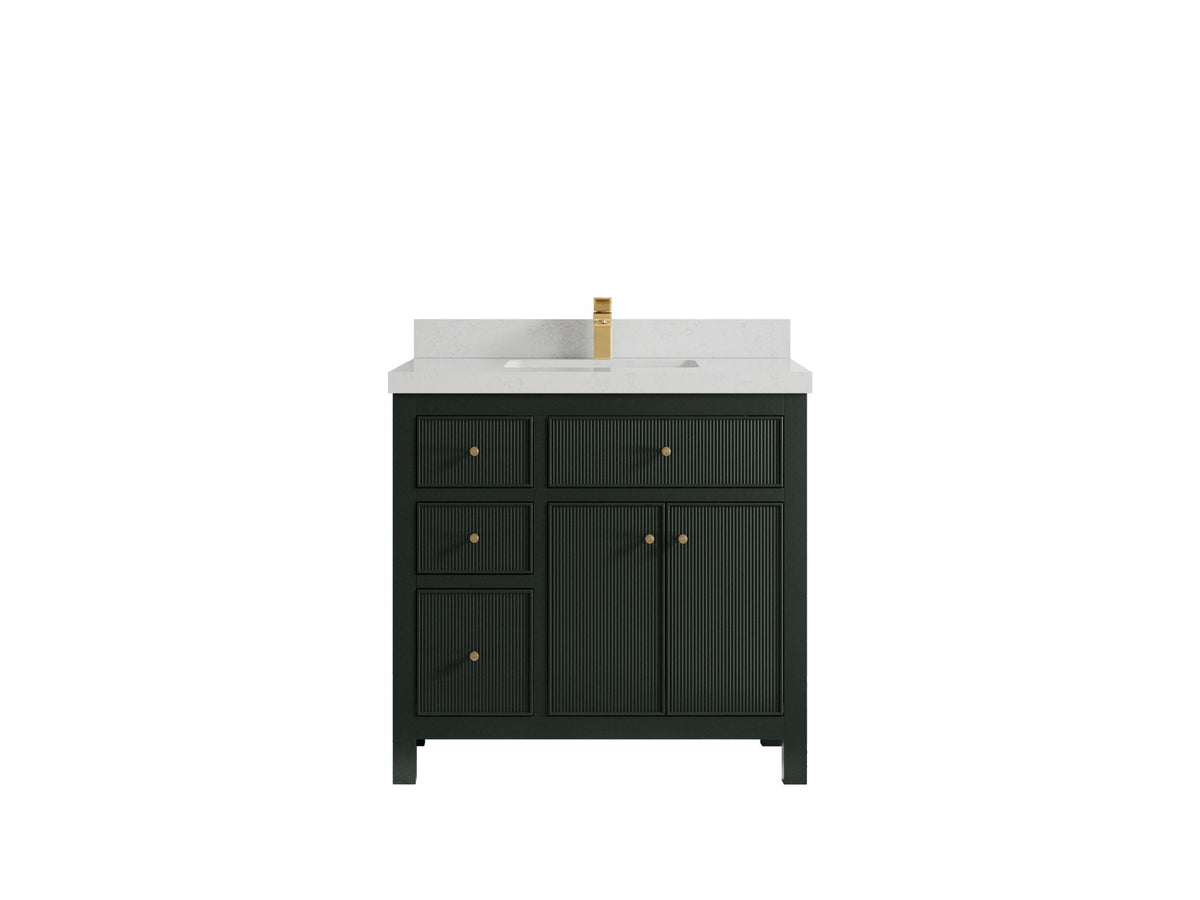 Sonoma 36 in. W x 22 in. D with Center Sink Bathroom Vanity - Willow Bath and Vanity