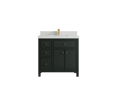 Sonoma 36 in. W x 22 in. D with Center Sink Bathroom Vanity - Willow Bath and Vanity