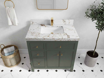 Sonoma 36 in. W x 22 in. D with Center Sink Bathroom Vanity - Willow Bath and Vanity