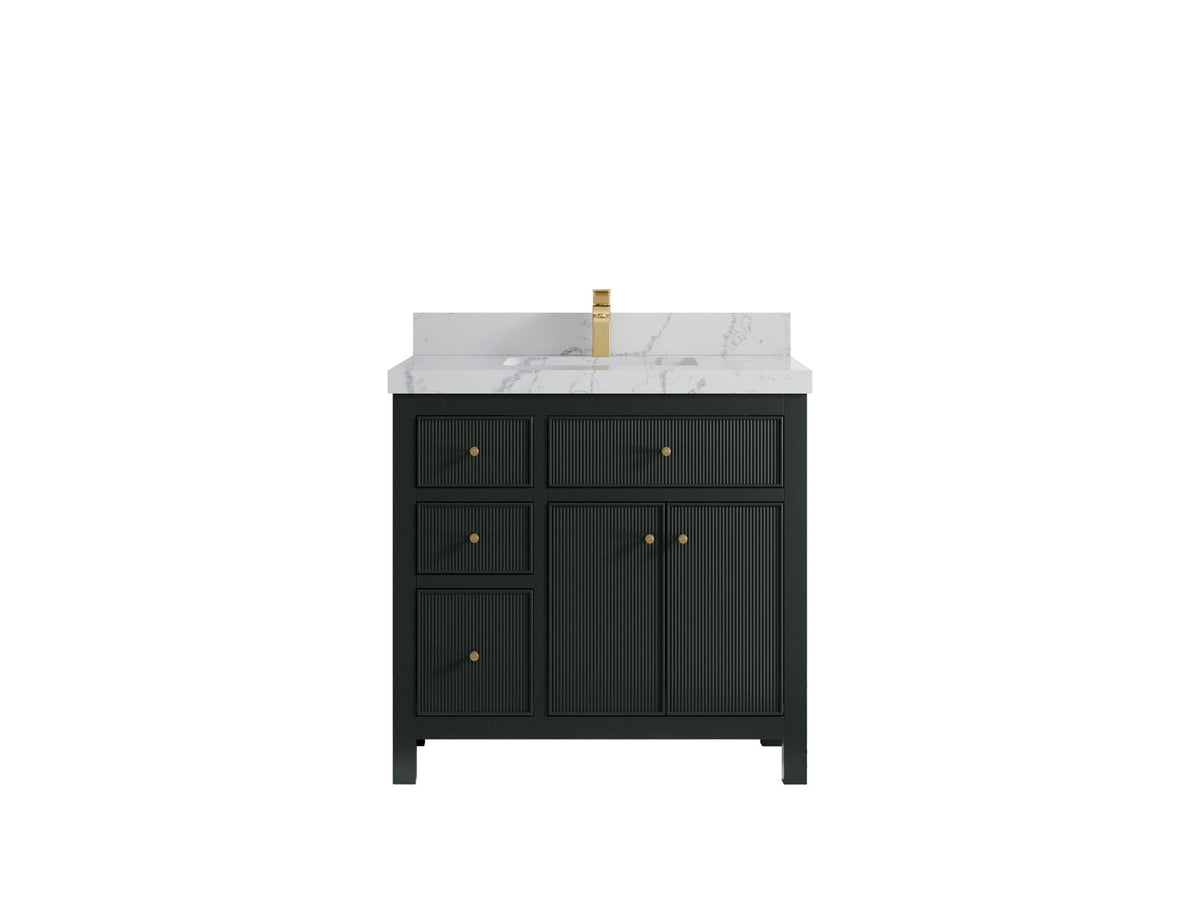 Sonoma 36 in. W x 22 in. D with Center Sink Bathroom Vanity - Willow Bath and Vanity
