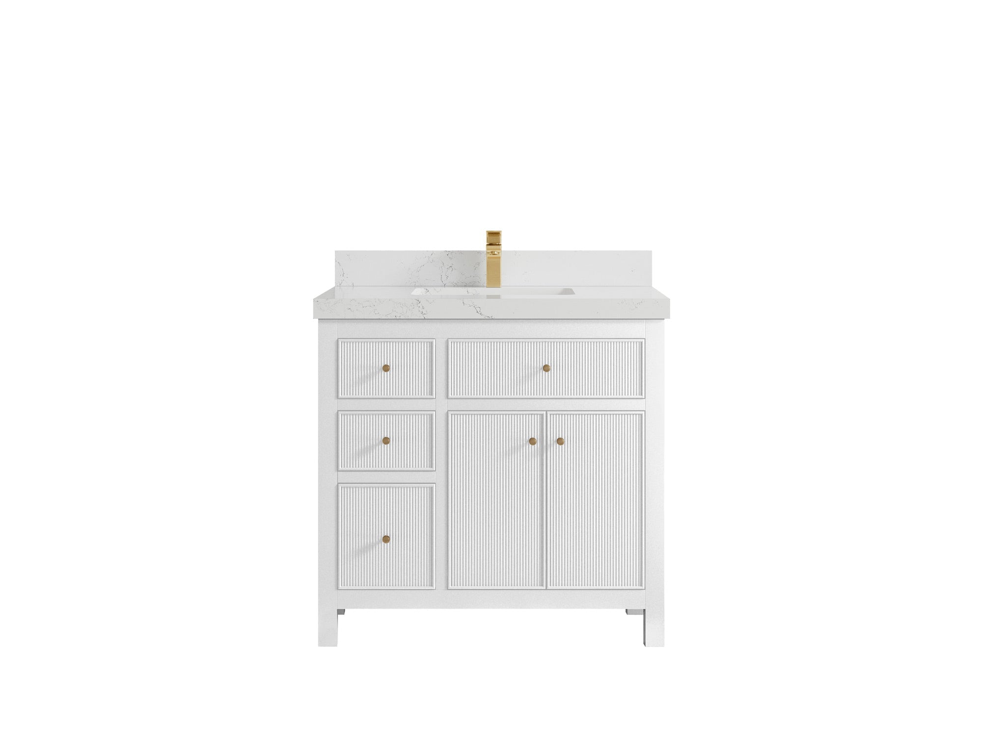 Sonoma 36 in. W x 22 in. D with Center Sink Bathroom Vanity - Willow Bath and Vanity