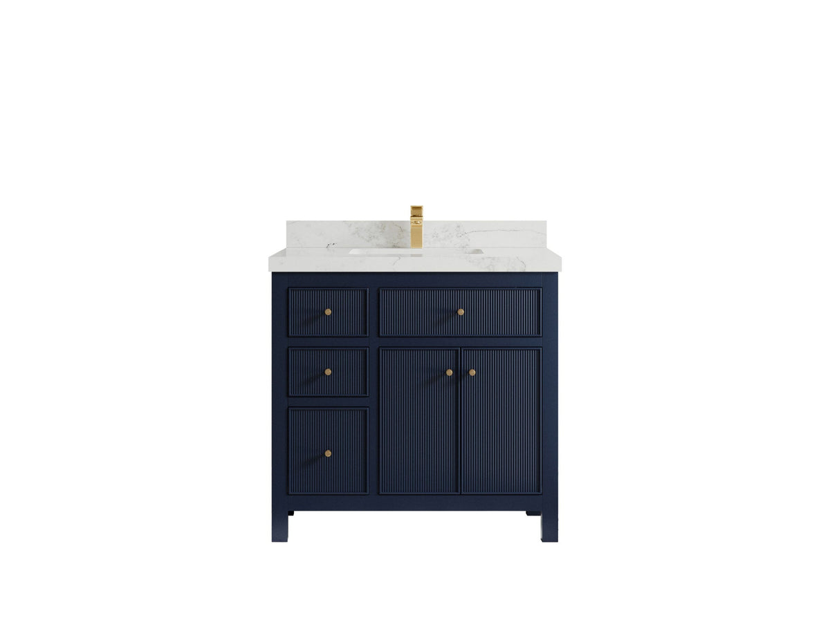 Sonoma 36 in. W x 22 in. D with Center Sink Bathroom Vanity - Willow Bath and Vanity
