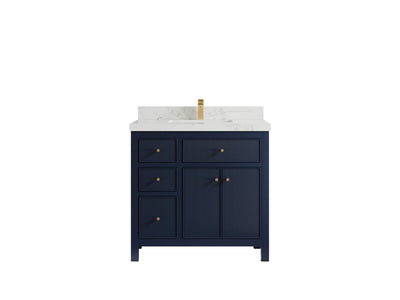 Sonoma 36 in. W x 22 in. D with Center Sink Bathroom Vanity - Willow Bath and Vanity