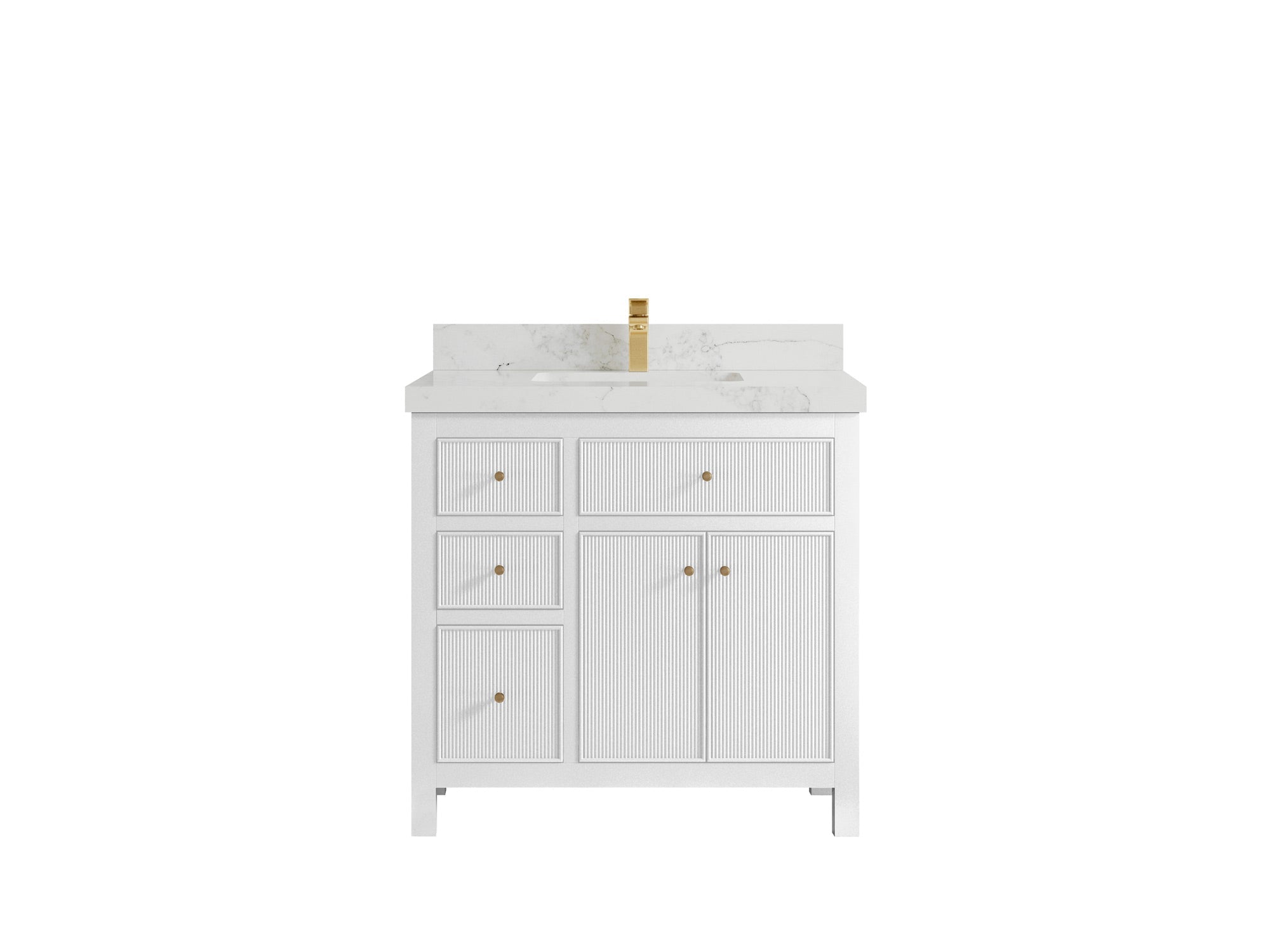 Sonoma 36 in. W x 22 in. D with Center Sink Bathroom Vanity - Willow Bath and Vanity