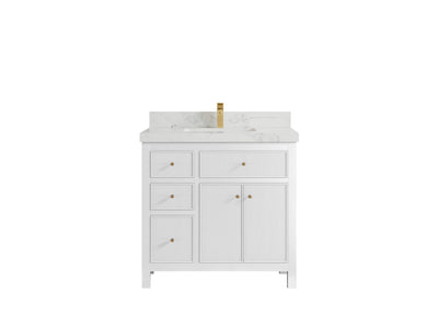 Sonoma 36 in. W x 22 in. D with Center Sink Bathroom Vanity - Willow Bath and Vanity