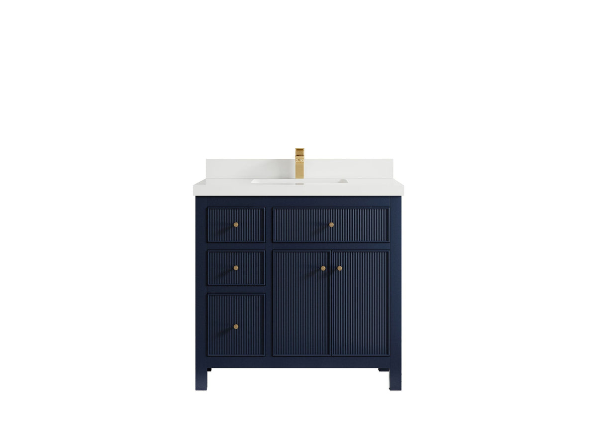 Sonoma 36 in. W x 22 in. D with Center Sink Bathroom Vanity - Willow Bath and Vanity