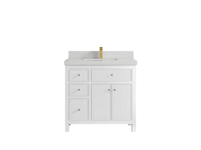 Sonoma 36 in. W x 22 in. D with Center Sink Bathroom Vanity - Willow Bath and Vanity