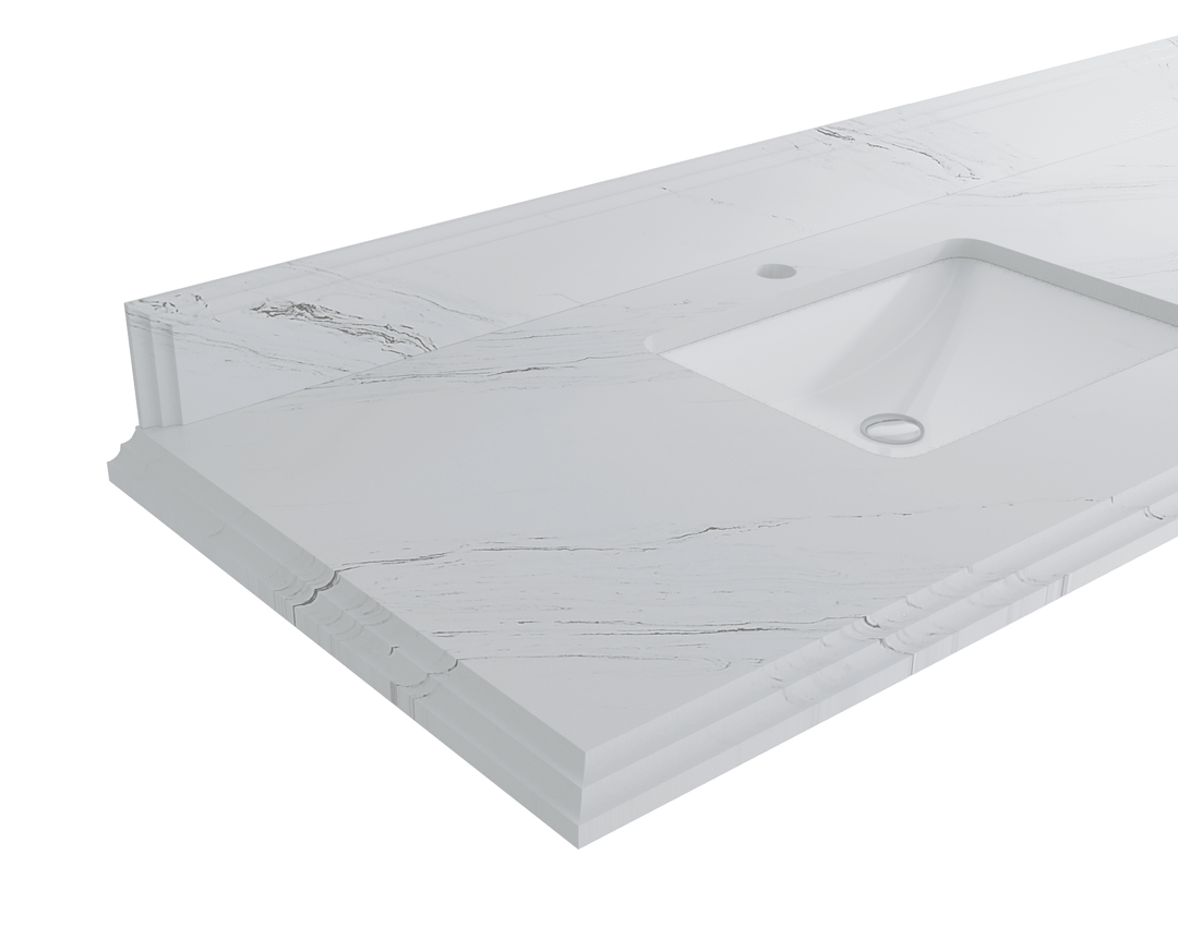 Sonoma 36 in. W x 22 in. D with Center Sink Bathroom Vanity | 
              
                Alabaster
                
                  
             - SON_ALB_CA_GL_36CR - photo №42