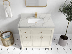 Sonoma 36 in. W x 22 in. D with Center Sink Bathroom Vanity - photo 38