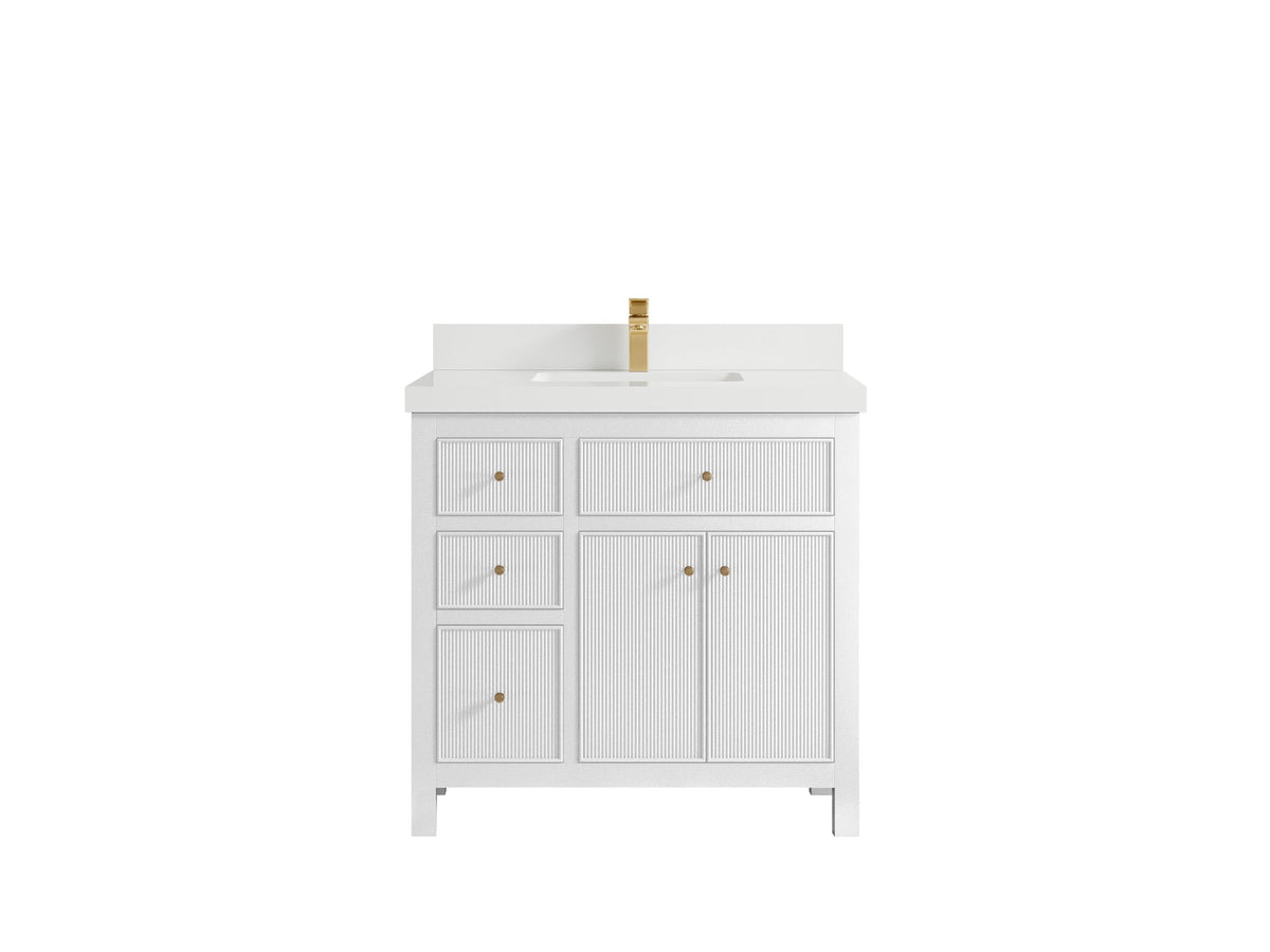 Sonoma 36 in. W x 22 in. D with Center Sink Bathroom Vanity - Willow Bath and Vanity