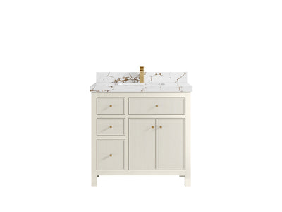 Sonoma 36 in. W x 22 in. D with Center Sink Bathroom Vanity - Willow Bath and Vanity