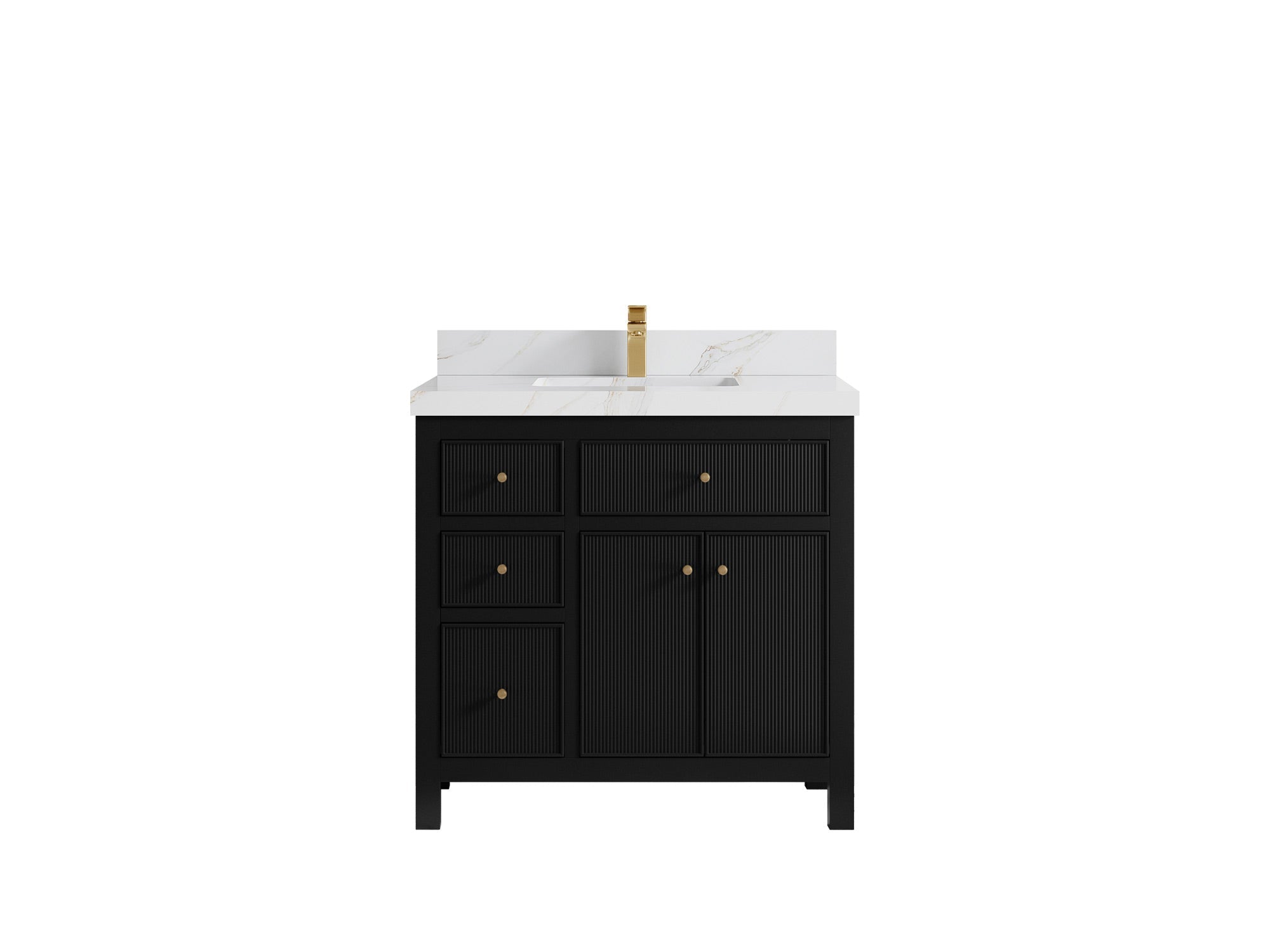 Sonoma 36 in. W x 22 in. D with Center Sink Bathroom Vanity - Willow Bath and Vanity