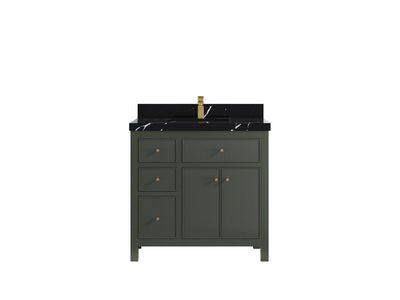 Sonoma 36 in. W x 22 in. D with Center Sink Bathroom Vanity - Willow Bath and Vanity