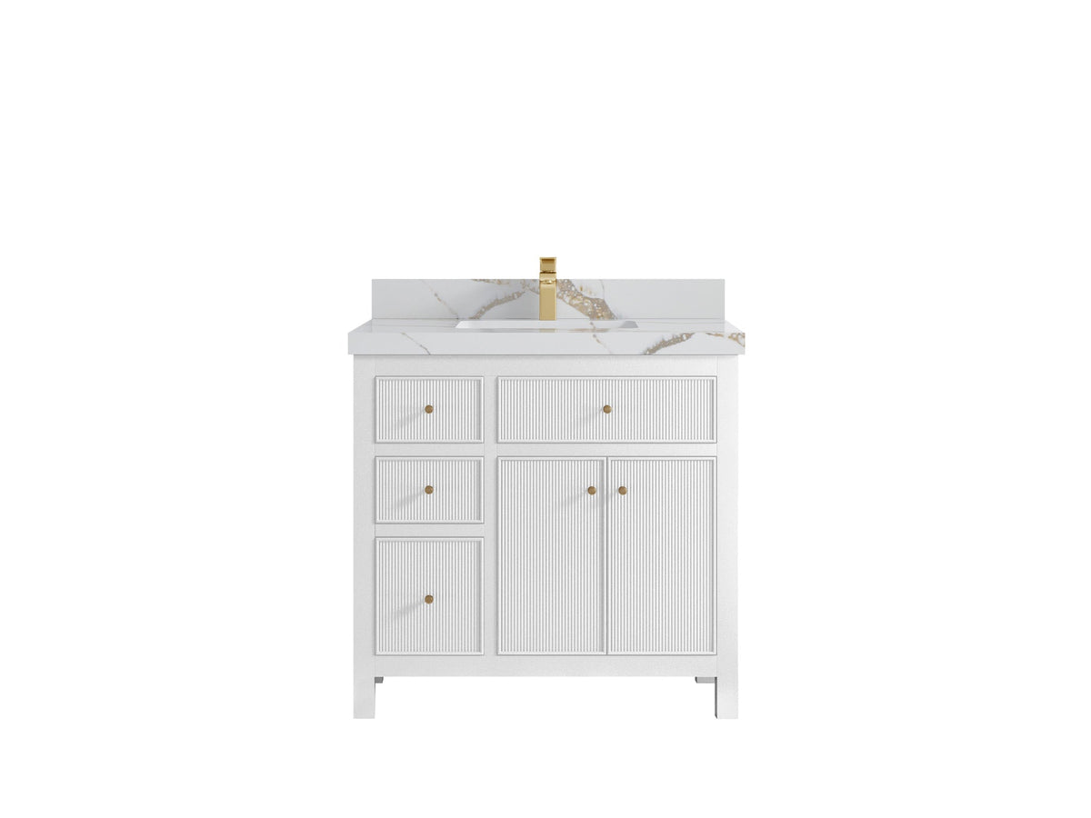 Sonoma 36 in. W x 22 in. D with Center Sink Bathroom Vanity - Willow Bath and Vanity