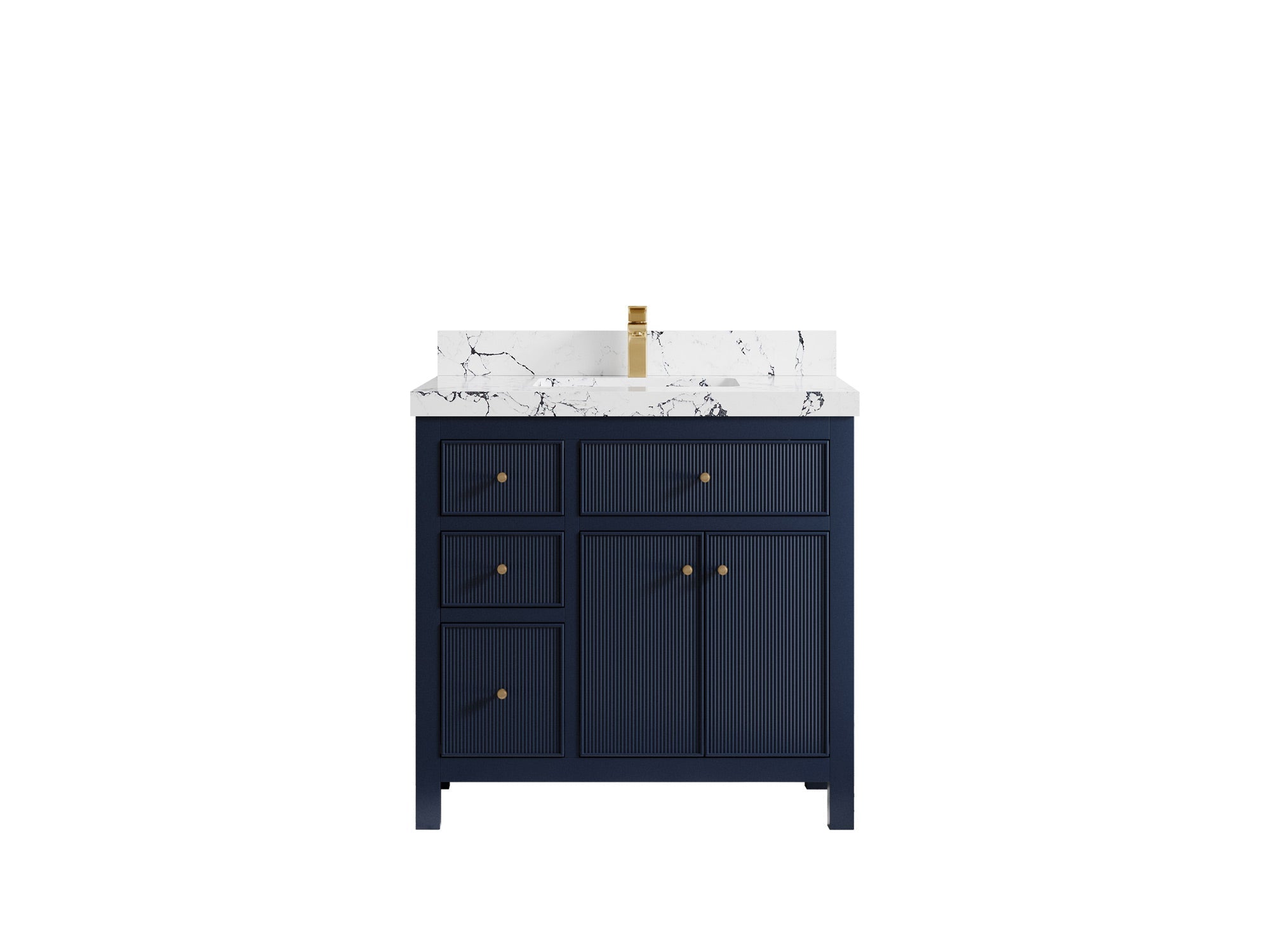 Sonoma 36 in. W x 22 in. D with Center Sink Bathroom Vanity - Willow Bath and Vanity