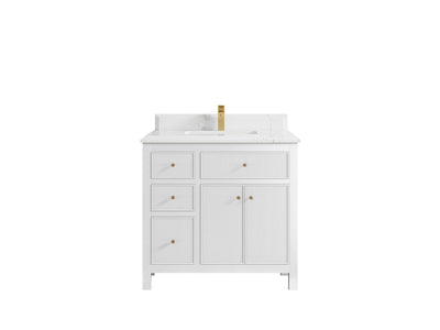 Sonoma 36 in. W x 22 in. D with Center Sink Bathroom Vanity - Willow Bath and Vanity