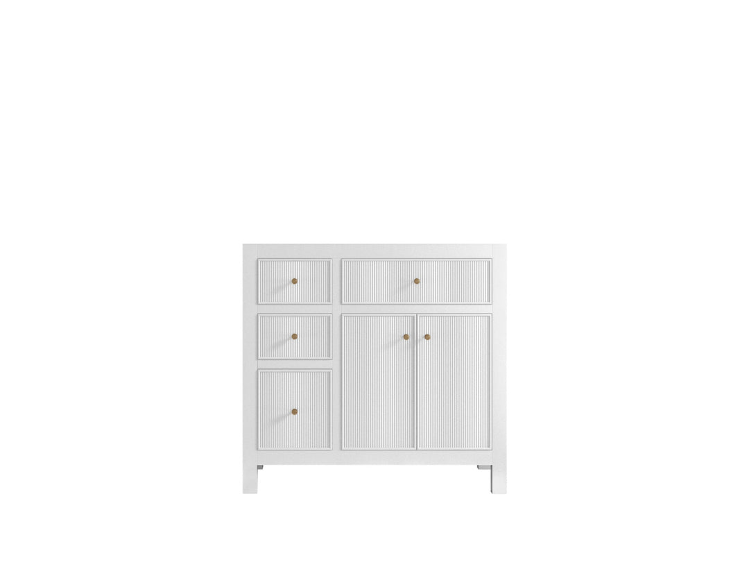 Sonoma 36 in. W x 22 in. D with Center Sink Bathroom Vanity | 
              
                White
                
                  
             - SON_WH_CA_GL_36CR - photo №30