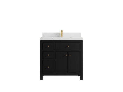Sonoma 36 in. W x 22 in. D with Center Sink Bathroom Vanity - Willow Bath and Vanity