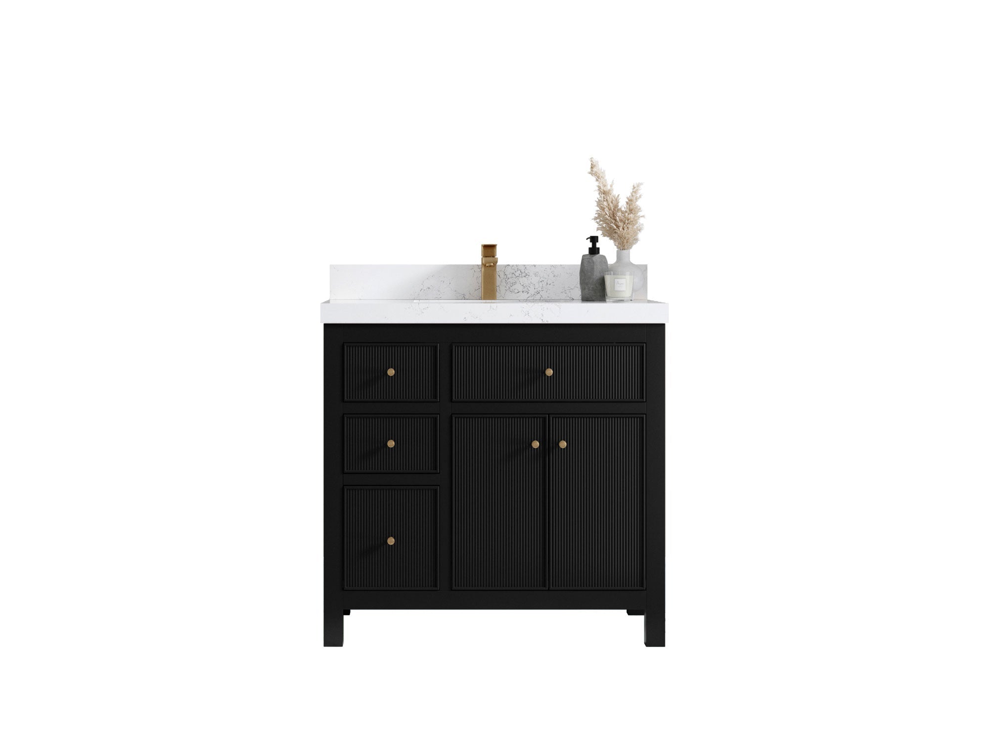 Sonoma 36 in. W x 22 in. D with Center Sink Bathroom Vanity - Willow Bath and Vanity