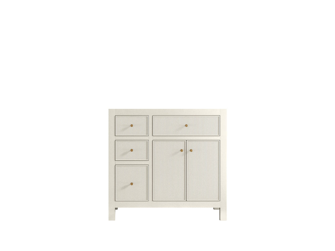 Sonoma 36 in. W x 22 in. D with Center Sink Bathroom Vanity | 
              
                Alabaster
                
                  
             - SON_ALB_CA_GL_36CR - photo №49