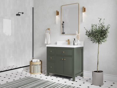 Sonoma 36 in. W x 22 in. D with Center Sink Bathroom Vanity - Willow Bath and Vanity