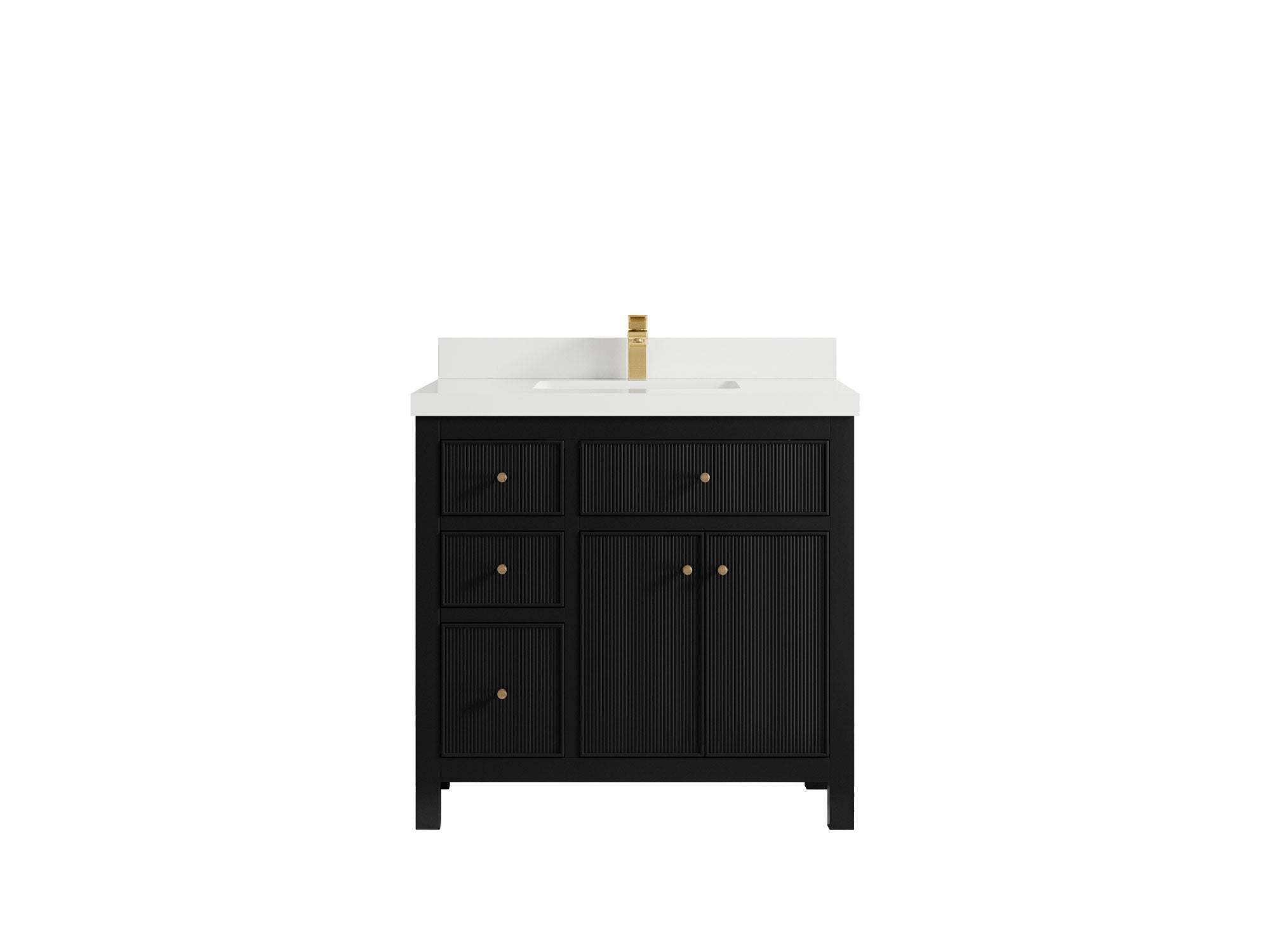 Sonoma 36 in. W x 22 in. D with Center Sink Bathroom Vanity - Willow Bath and Vanity