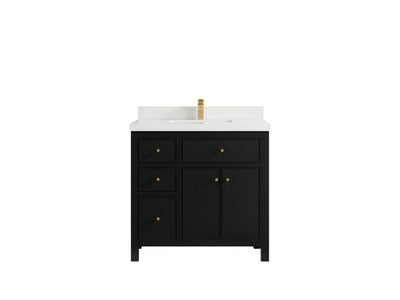 Sonoma 36 in. W x 22 in. D with Center Sink Bathroom Vanity - Willow Bath and Vanity