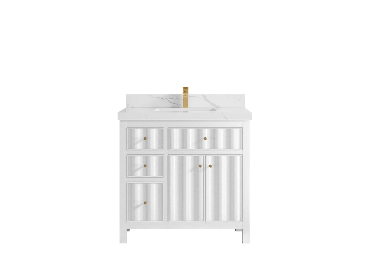 Sonoma 36 in. W x 22 in. D with Center Sink Bathroom Vanity - Willow Bath and Vanity