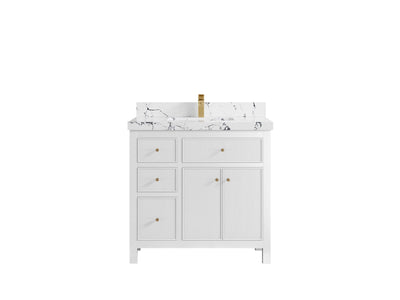 Sonoma 36 in. W x 22 in. D with Center Sink Bathroom Vanity - Willow Bath and Vanity