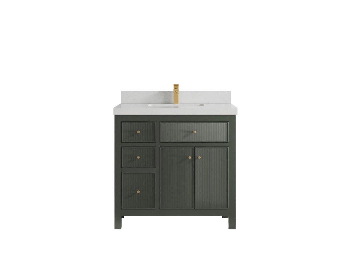 Sonoma 36 in. W x 22 in. D with Center Sink Bathroom Vanity - Willow Bath and Vanity