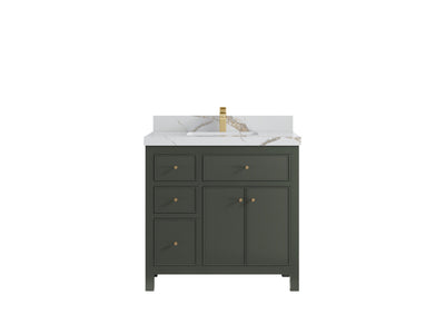 Sonoma 36 in. W x 22 in. D with Center Sink Bathroom Vanity - Willow Bath and Vanity