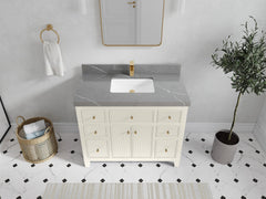 Sonoma 42 in W x 22 in D Free Standing Reeded Single Sink Bathroom Vanity - photo 32
