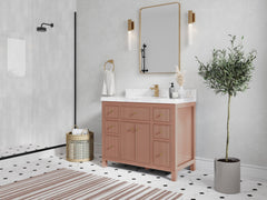 Sonoma 42 in W x 22 in D Free Standing Reeded Single Sink Bathroom Vanity - photo 2