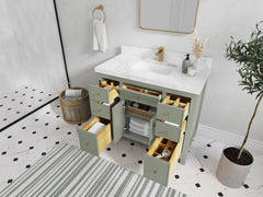 Sonoma 42 in W x 22 in D Free Standing Reeded Single Sink Bathroom Vanity - photo 3