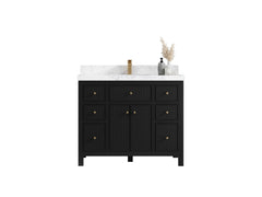Sonoma 42 in W x 22 in D Free Standing Reeded Single Sink Bathroom Vanity - photo 1