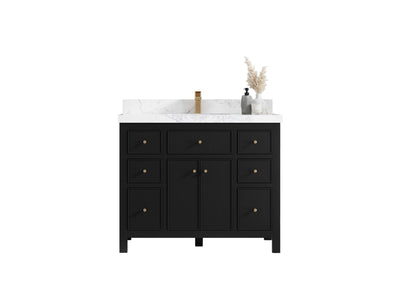 Sonoma 42 in W x 22 in D Free Standing Reeded Single Sink Bathroom Vanity - Willow Bath and Vanity