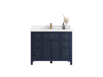 Sonoma 42 in W x 22 in D Free Standing Reeded Single Sink Bathroom Vanity - Willow Bath and Vanity