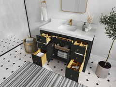 Sonoma 42 in W x 22 in D Free Standing Reeded Single Sink Bathroom Vanity - photo 3