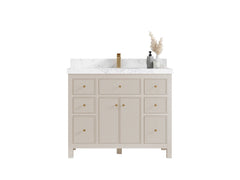 Sonoma 42 in W x 22 in D Free Standing Reeded Single Sink Bathroom Vanity - photo 1