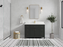 Sonoma 42 in W x 22 in D Free Standing Reeded Single Sink Bathroom Vanity - photo 4