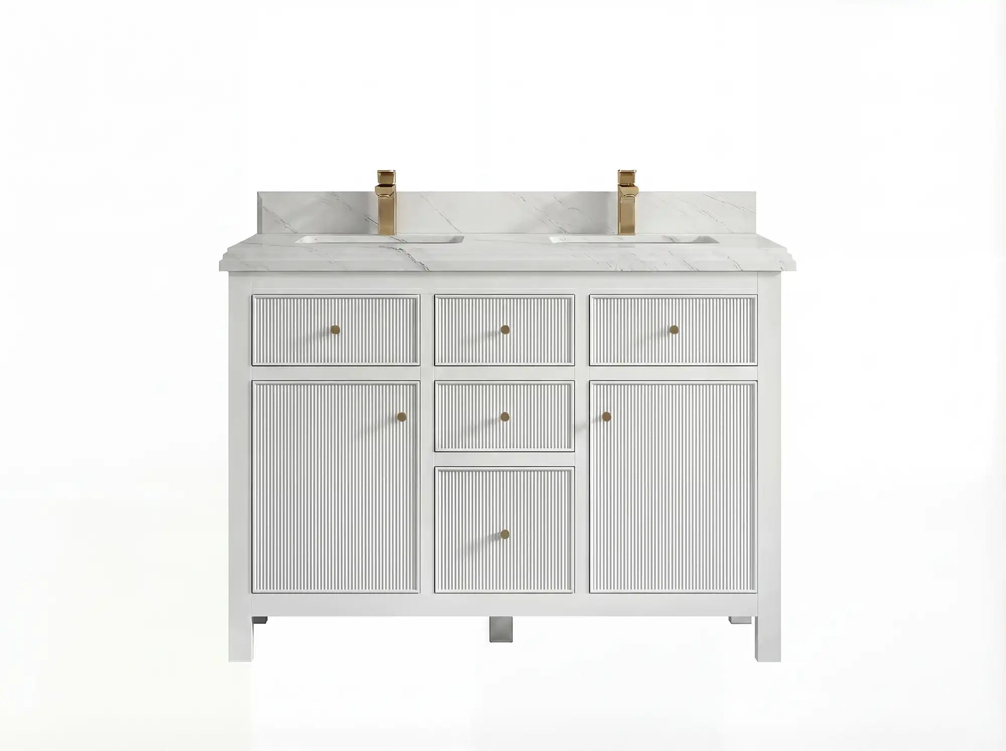 Sonoma 48 in. W x 22 in. D Double Sink Bathroom Vanity - Willow Bath and Vanity