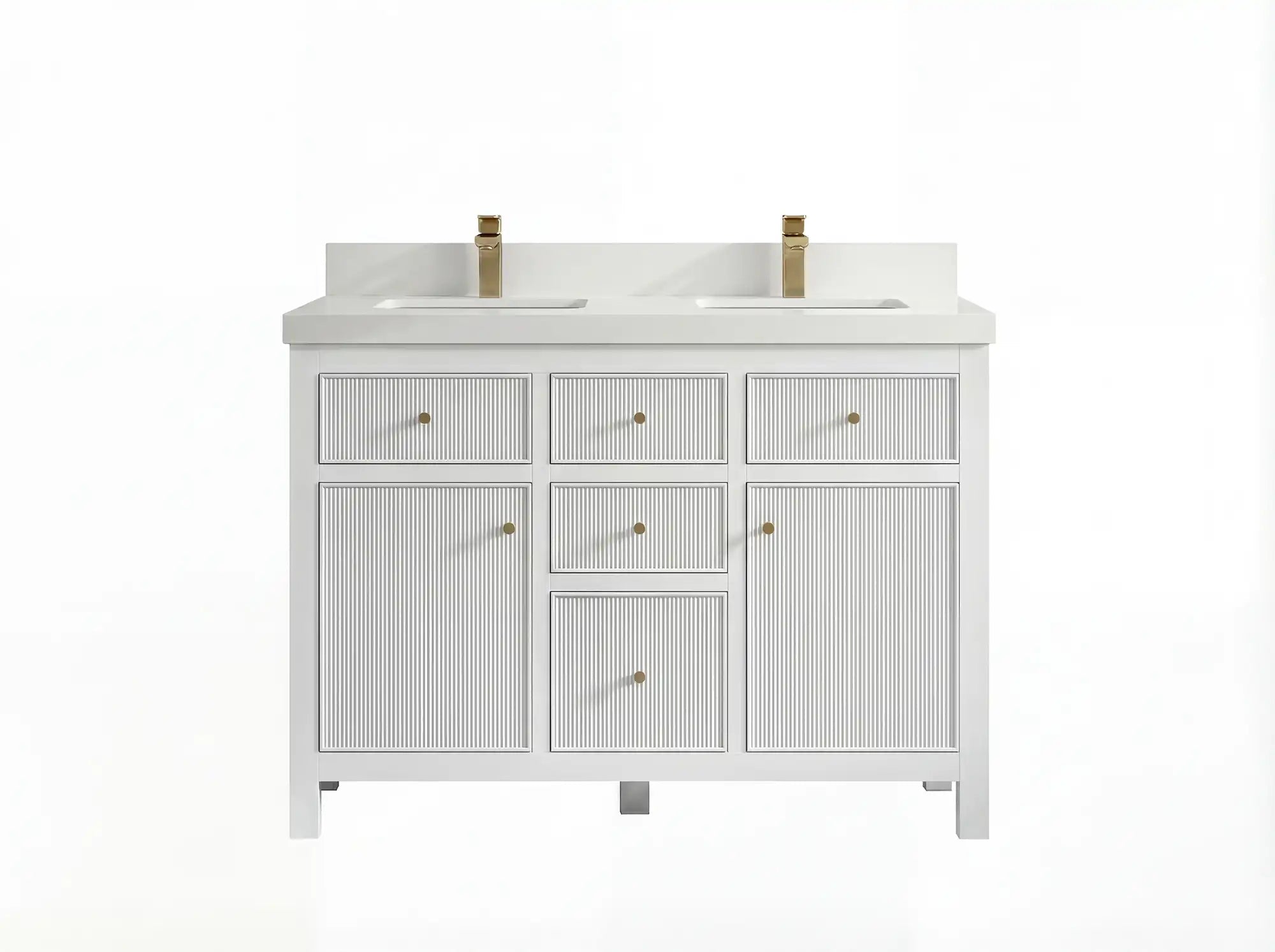 Sonoma 48 in. W x 22 in. D Double Sink Bathroom Vanity - Willow Bath and Vanity