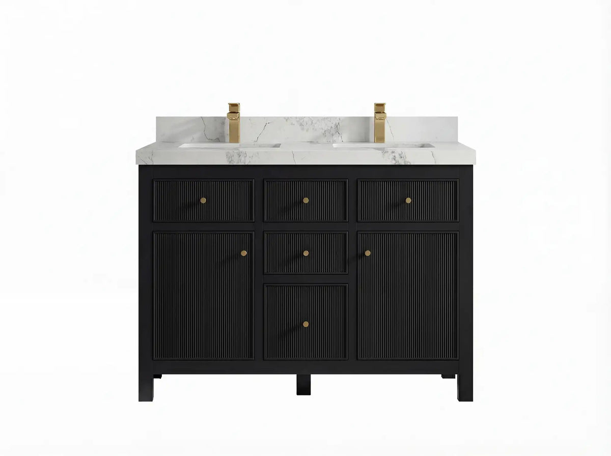 Sonoma 48 in. W x 22 in. D Double Sink Bathroom Vanity - Willow Bath and Vanity
