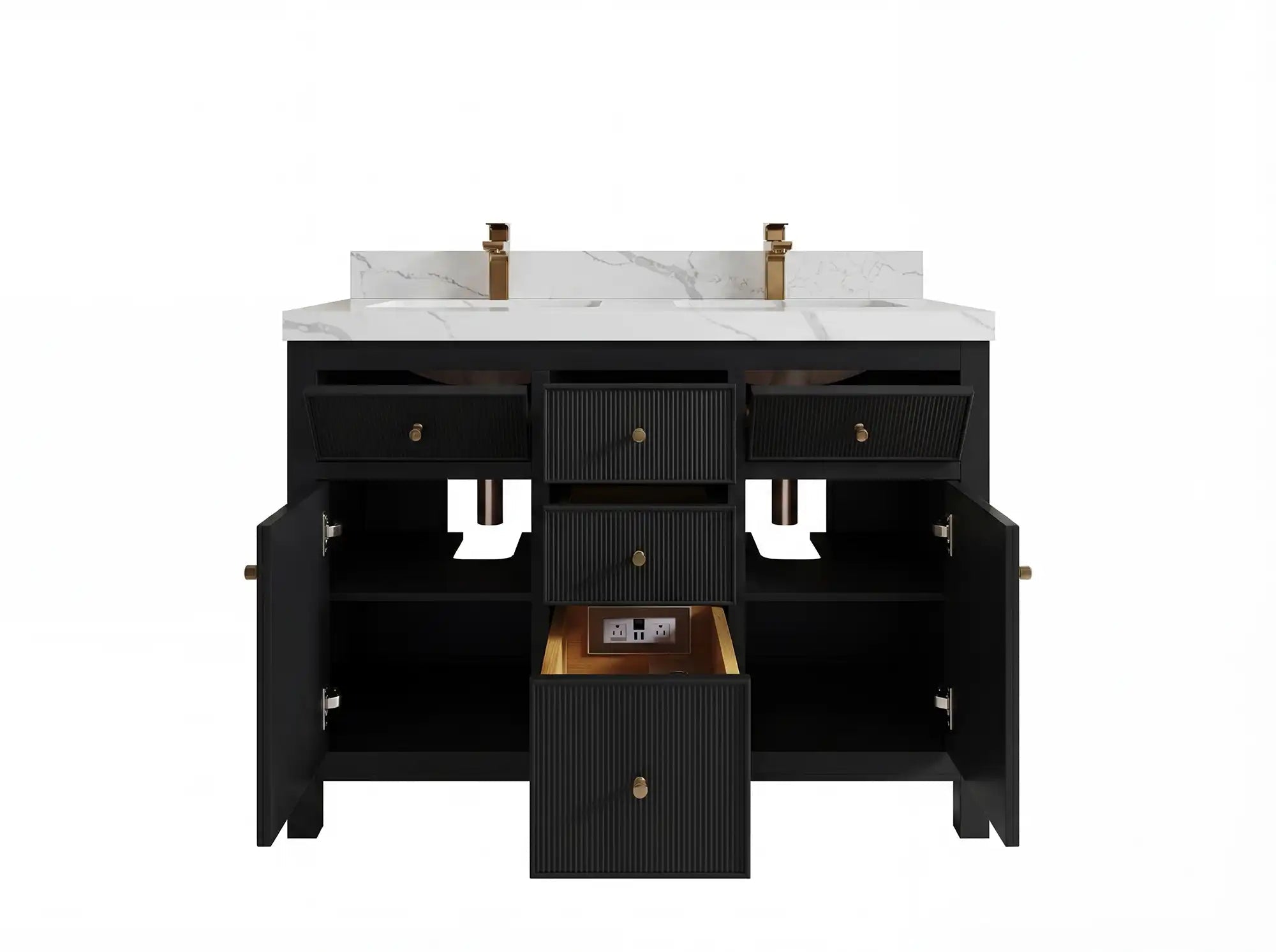 Sonoma 48 in. W x 22 in. D Double Sink Bathroom Vanity - Willow Bath and Vanity