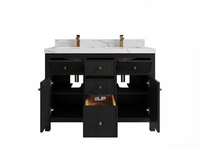 Sonoma 48 in. W x 22 in. D Double Sink Bathroom Vanity - Willow Bath and Vanity
